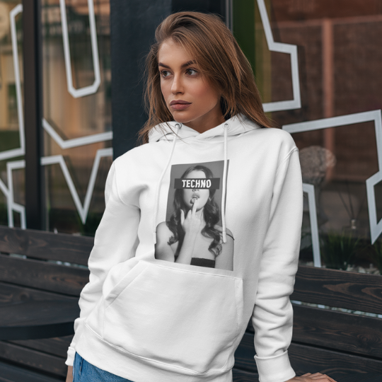 TECHNO GIRL - Hoodie Unisex