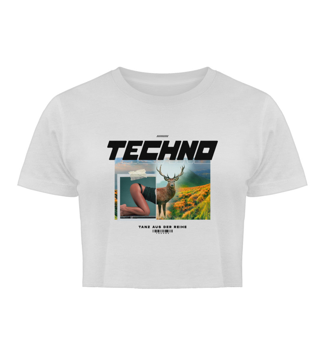 TANZ AUS DER REIHE - Bio Crop Top Damen