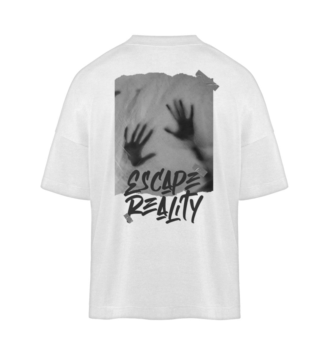 ESCAPE TO REALITY - Backprint Bio Oversized Shirt Unisex