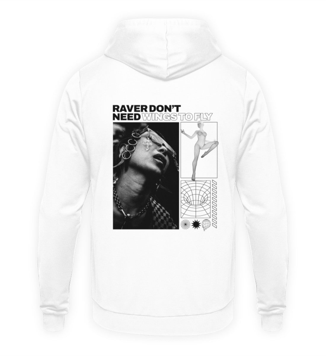 WINGS - Backprint Hoodie Unisex