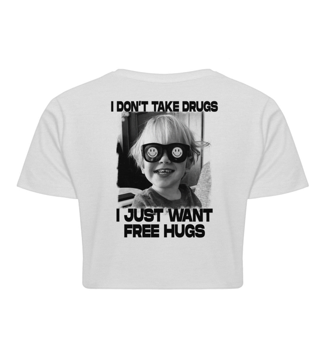 I DON'T TAKE DRUGS - Damen Organic Crop Top