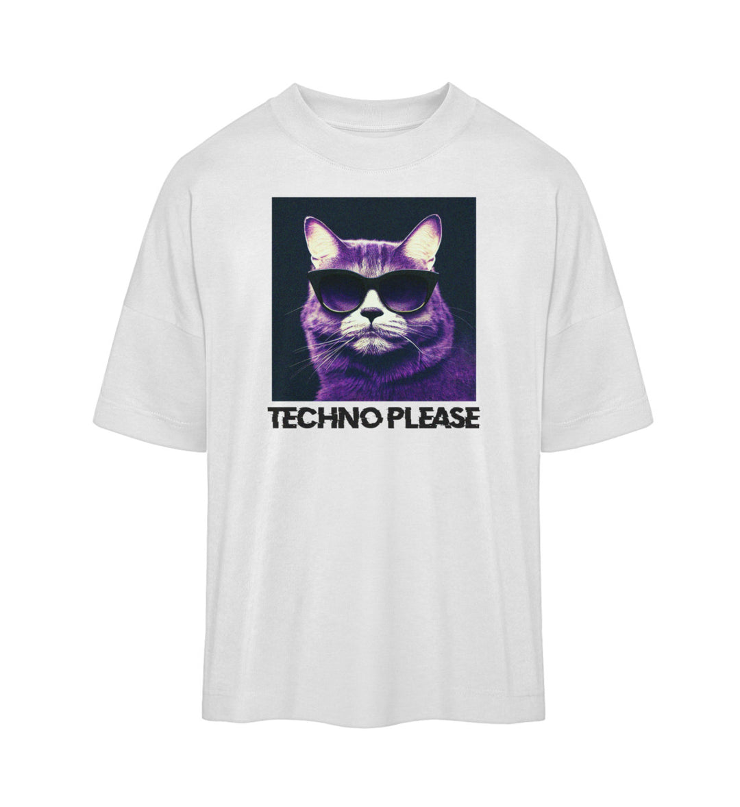 TECHNO PLEASE  - Bio Oversized Shirt Unisex 🌱
